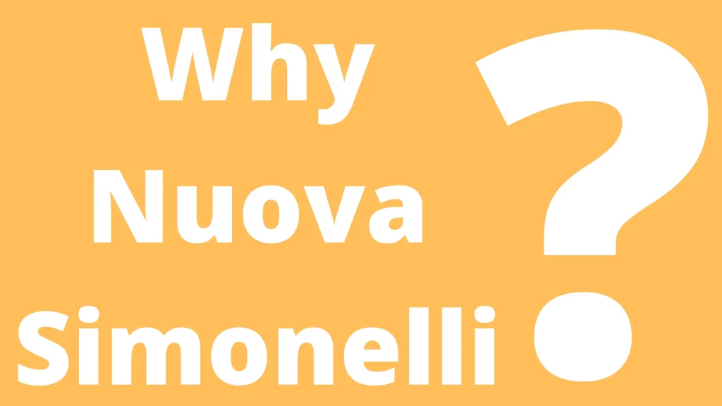 Why Nuova Simonelli