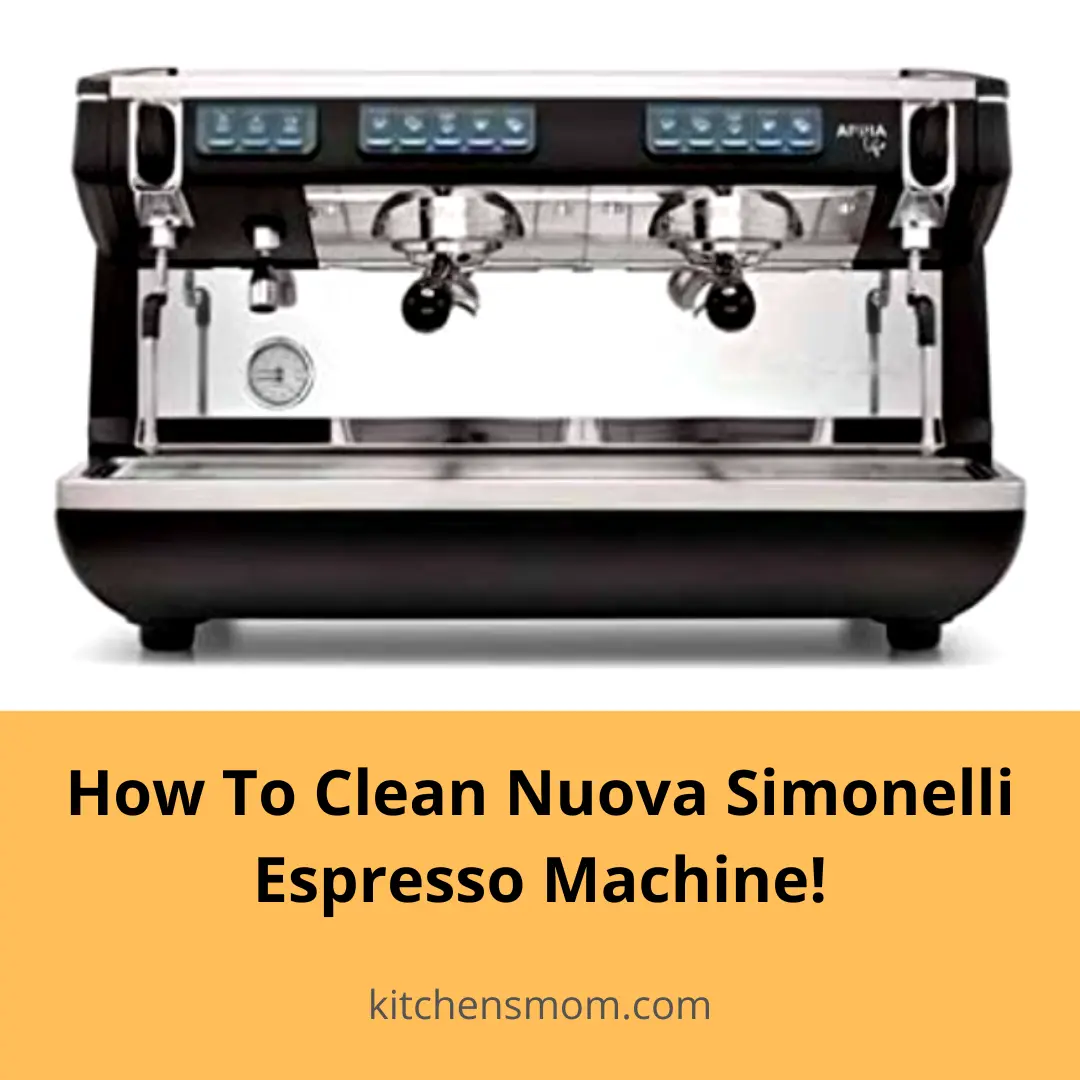 How To Clean Nuova Simonelli Espresso Machine In No Time!