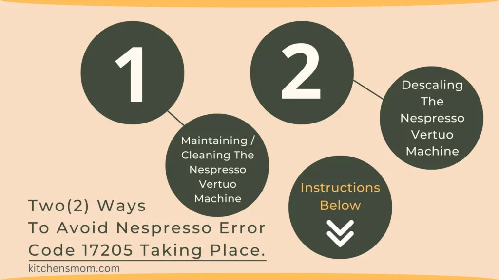 Two Ways to Avoid Nespresso Error Code 17205 Taking Place