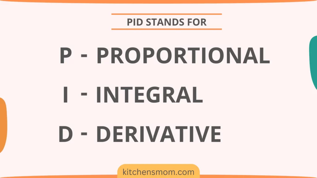 PID Stands For Proportional Integral Derivative