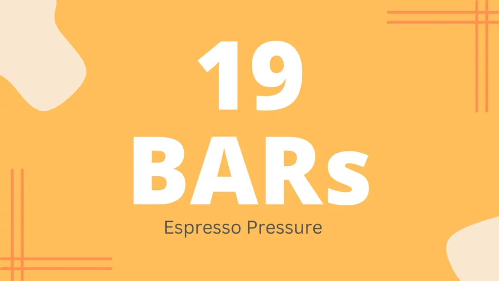 What Does 19 Bar Espresso Mean