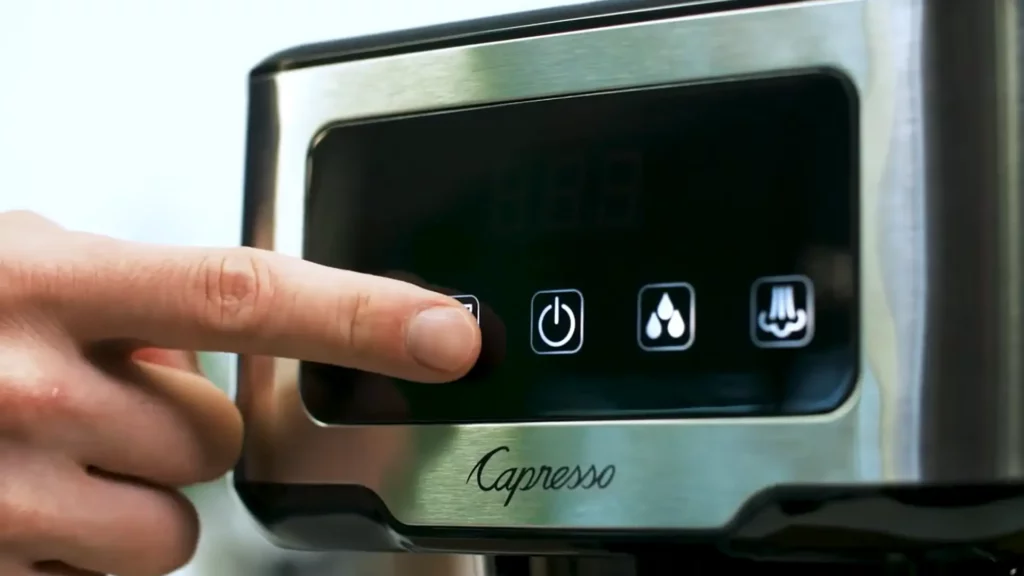 Capresso Espresso Machine Touchscreen Interface