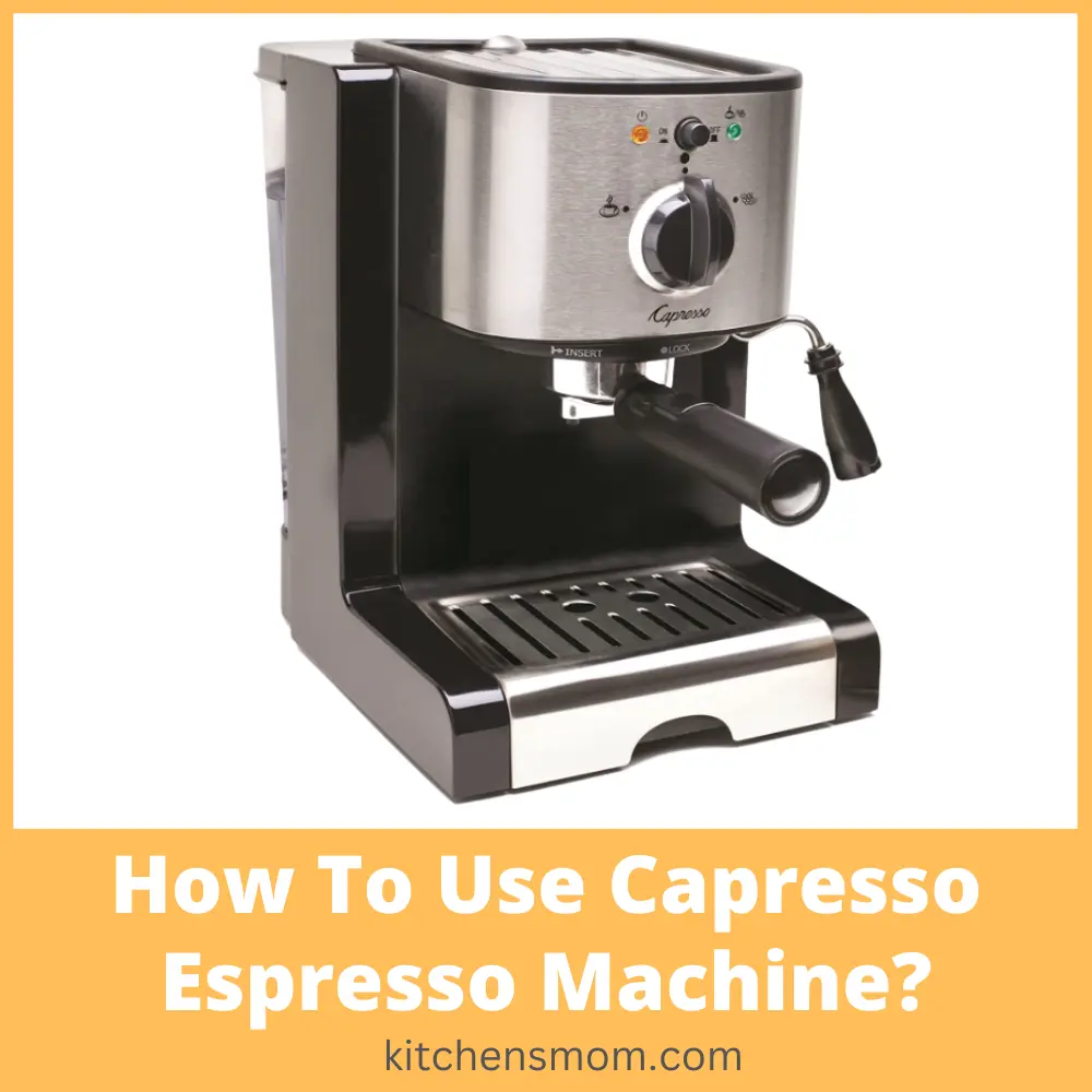 How To Use Capresso Espresso Machine - 10 Step Easy Guides