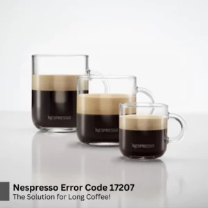 Nespresso Error Code 17207