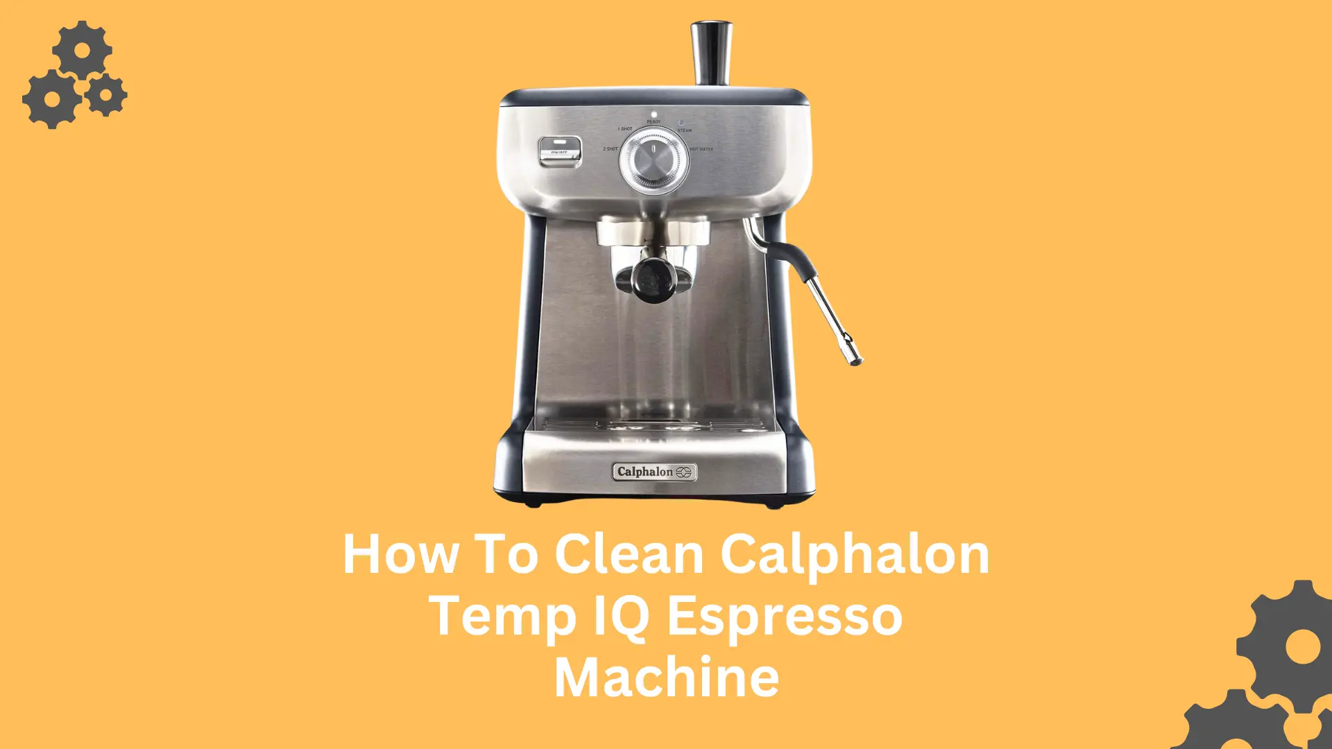 How To Clean Calphalon Espresso Machine